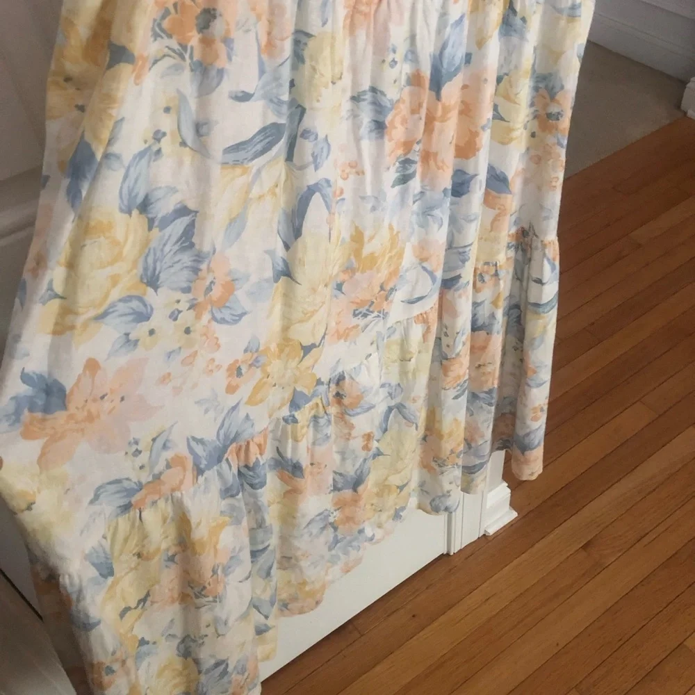 New w Tag: Abercrombie and Fitch Linen Blend Maxi Dress. Size Large